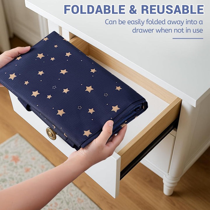 Grosse Aufbewahrungstaschen, 105 l, 3 Stück, Umzugstaschen mit stabilen Reissverschlüssen und Griff,