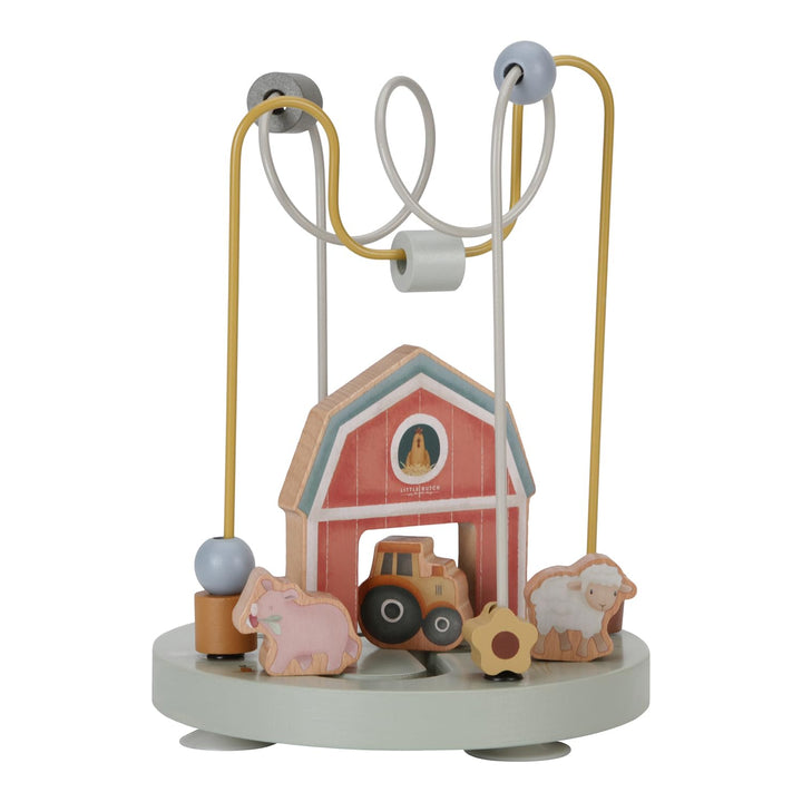 Little Dutch 7133 FSC Holz Aktivitätsspirale Motorikschleife - Little Farm