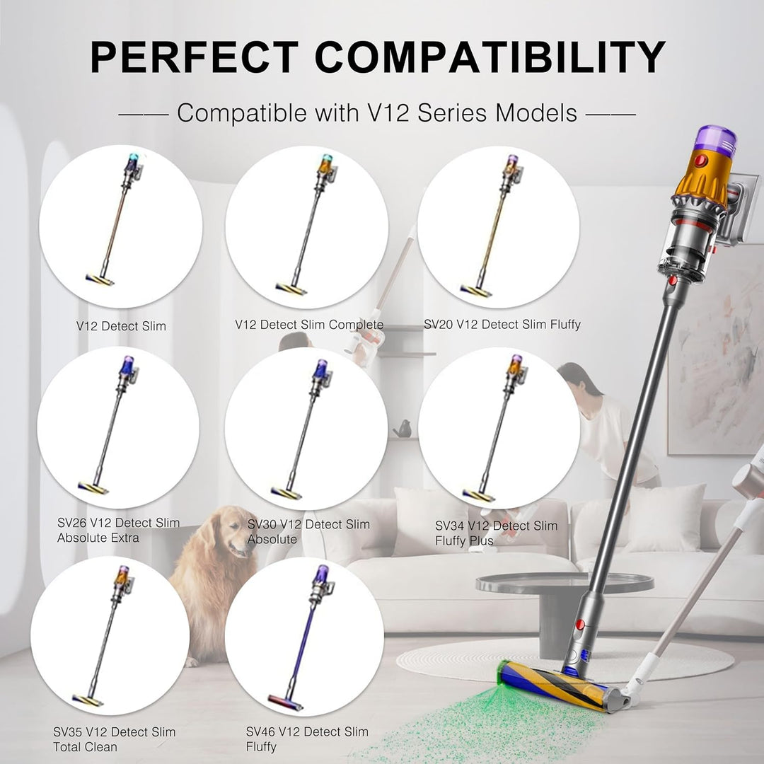 BLESYS V12 Akku für Dyson V12 Detect Slim/Fluffy/Absolute Staubsauger 965470-01 484607 (Nicht für SV