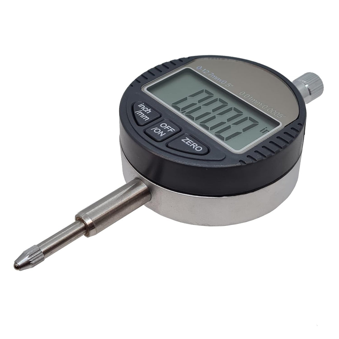 KATSU Digitale Messuhr 0,01 mm/0,0005" DTI Messuhr 0-12,7mm grosses LCD Digital Indikator Messgerät