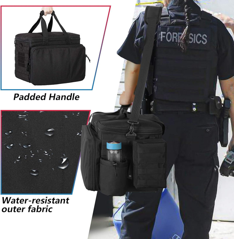Trunab Polizei Tasche Taktische Tasche Range Bag, Molle Organizer Auto-Vordersitz-Organizer Passend