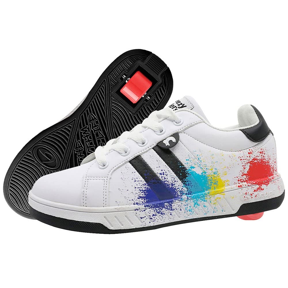 Breezy Rollers Unisex Kinder 2180370, Rollschuh, 2-in-1 Kinderschuhe, Skateboardschuhe, Sneakers Sch
