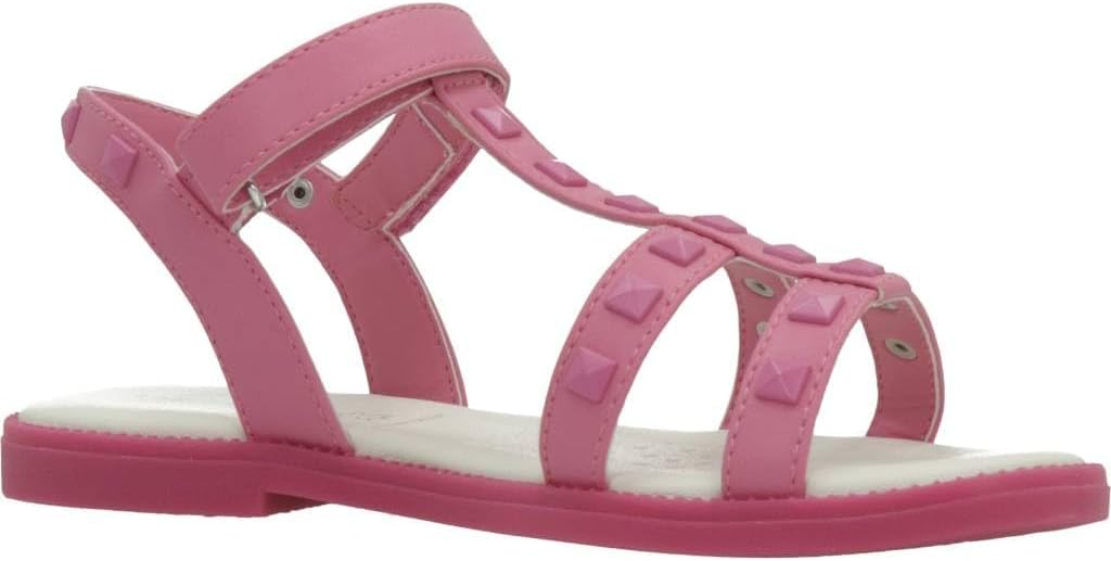 Geox Mädchen J Sandal Karly GirlSandal 32 EU Dk Pink, 32 EU Dk Pink