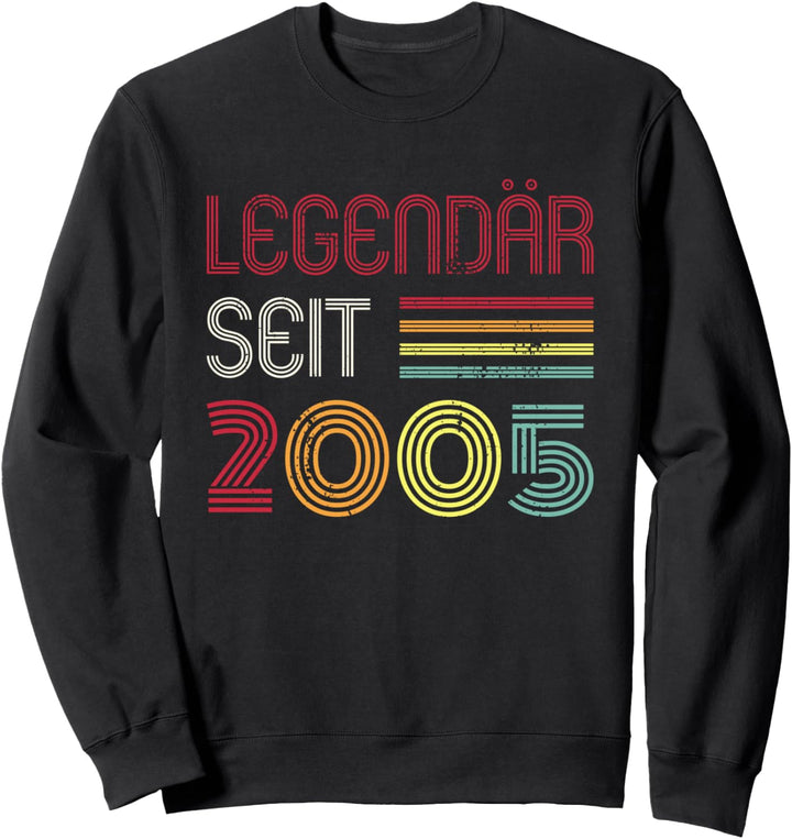 Legendär Seit 2005 Jahr Retro 05er Jahrgang Sweatshirt