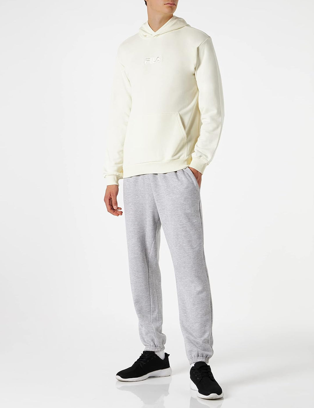 FILA Herren Beltinci Hoody Kapuzenpullover L Egret, L Egret