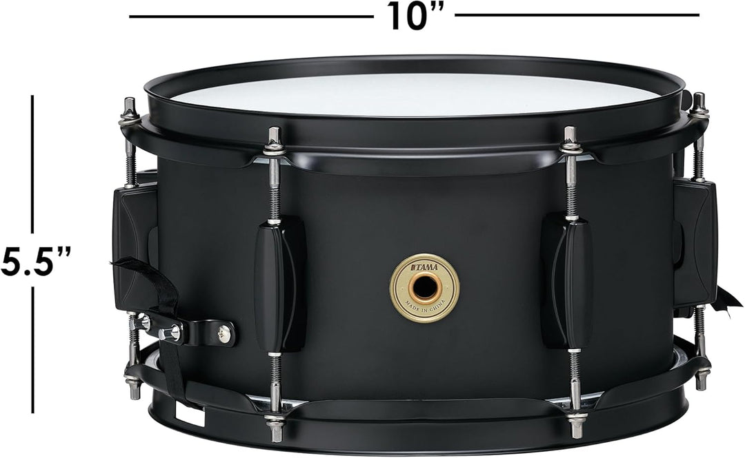 Tama BST1055MBK Snare Drum 5.5"x10" - w/MC69 - Matt Black