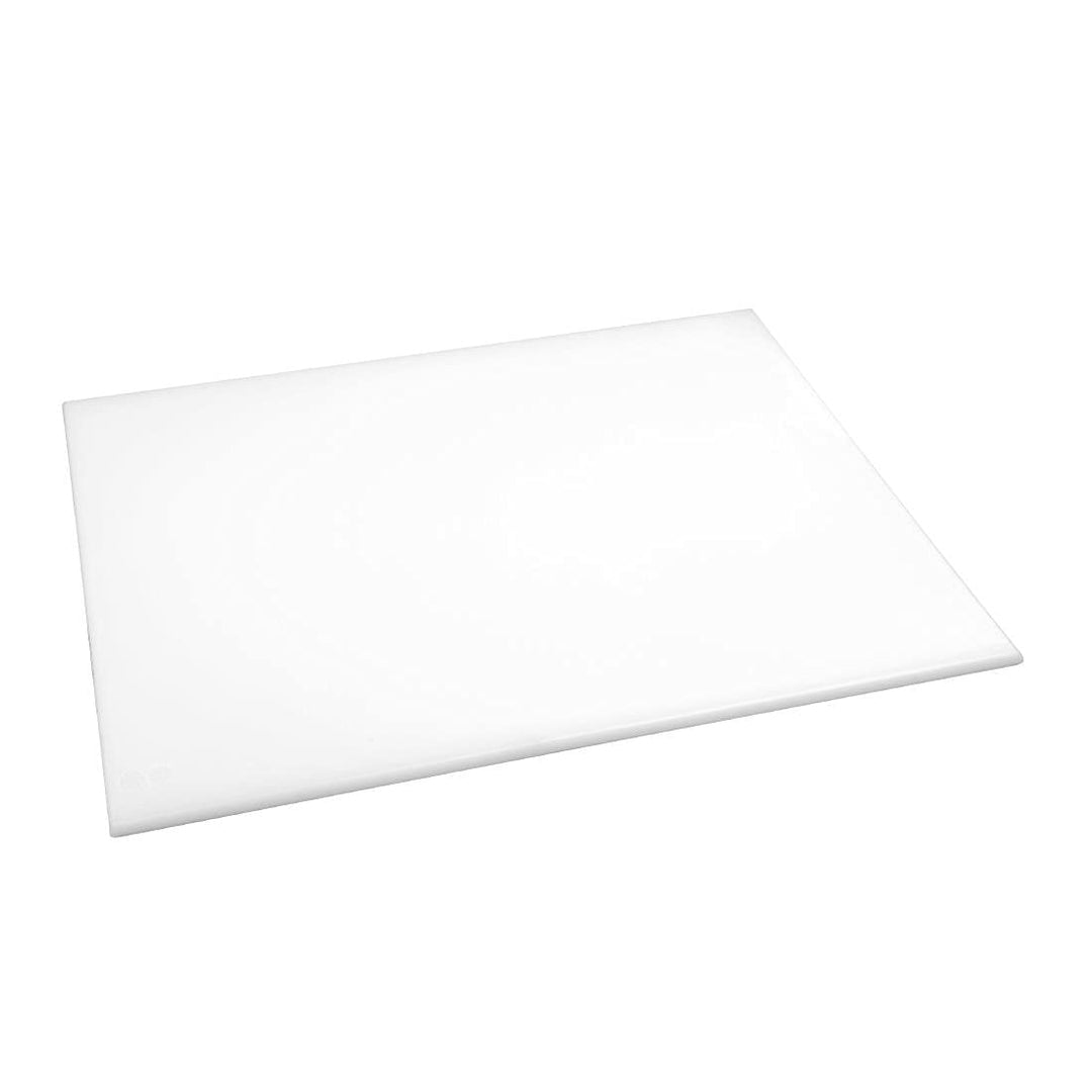 Hygiplas HDPE snijplank wit 600x450x12mm 1/2(H)x 23 1/2(W)x 18(L)"/ 12x 600x 450mm Weiss, 1/2(H)x 23
