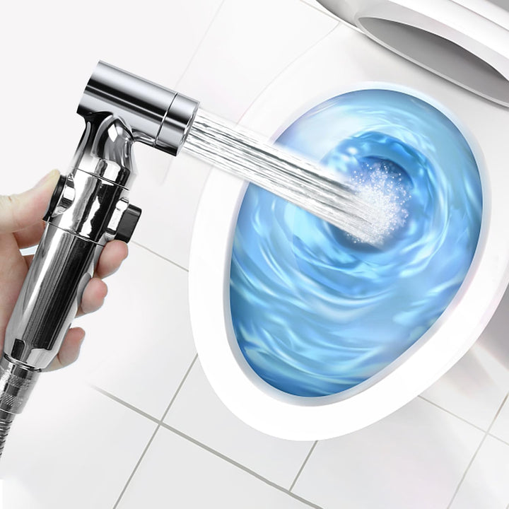 Bidet Handbrause,Bidet Brause,Handbrause Toilette,Waschbeckenbrause mit Schlauch 150 cm und Ohne Boh