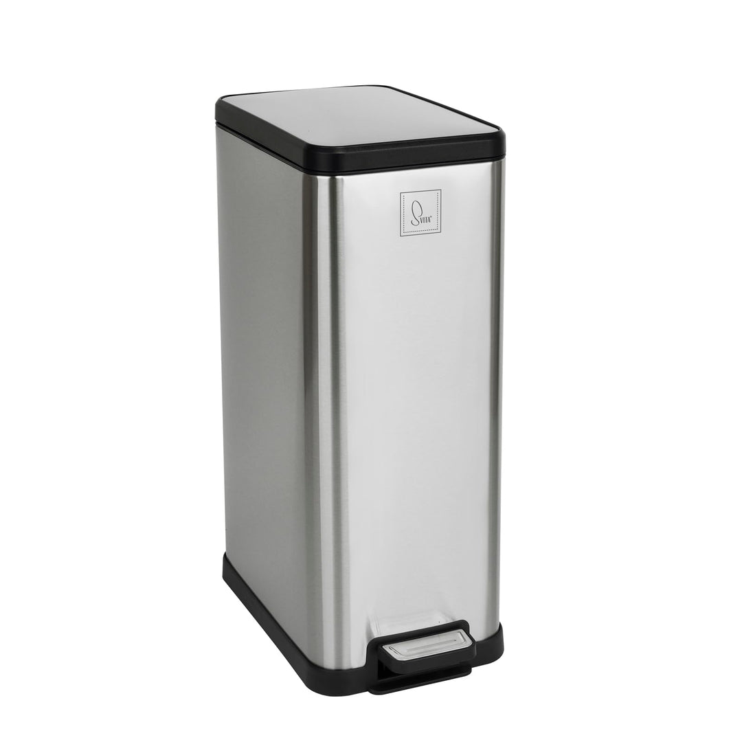 SVITA STM18 Mülleimer Treteimer Tretmülleimer Abfalleimer 18l inkl. Inneneimer Softclose-Deckel Fuss