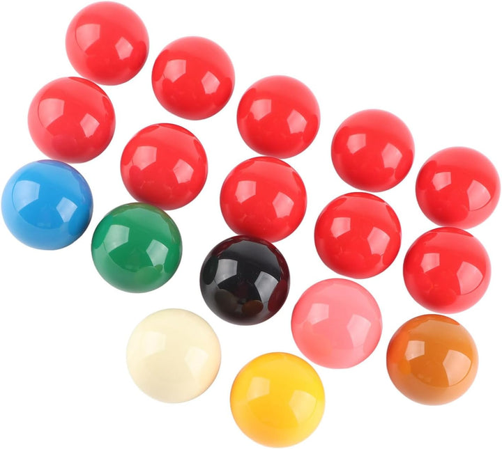 Snooker Kugeln Set 57,2 mm, 17 Stück Harz Snooker Balls Set für Britisches Billard Wettbewerbe und F