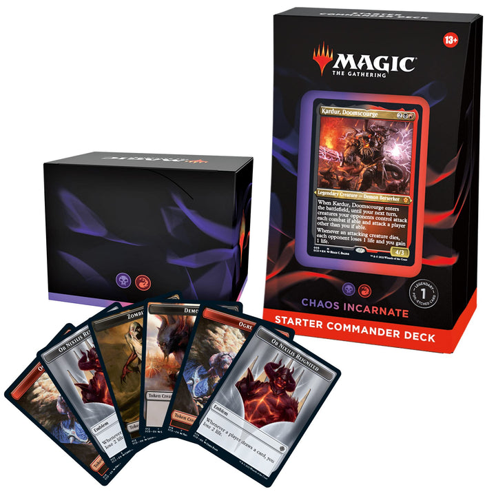 Magic: The Gathering Starter Commander Deck - Chaos Incarnate (Black-Red - Englische Version), Chaos