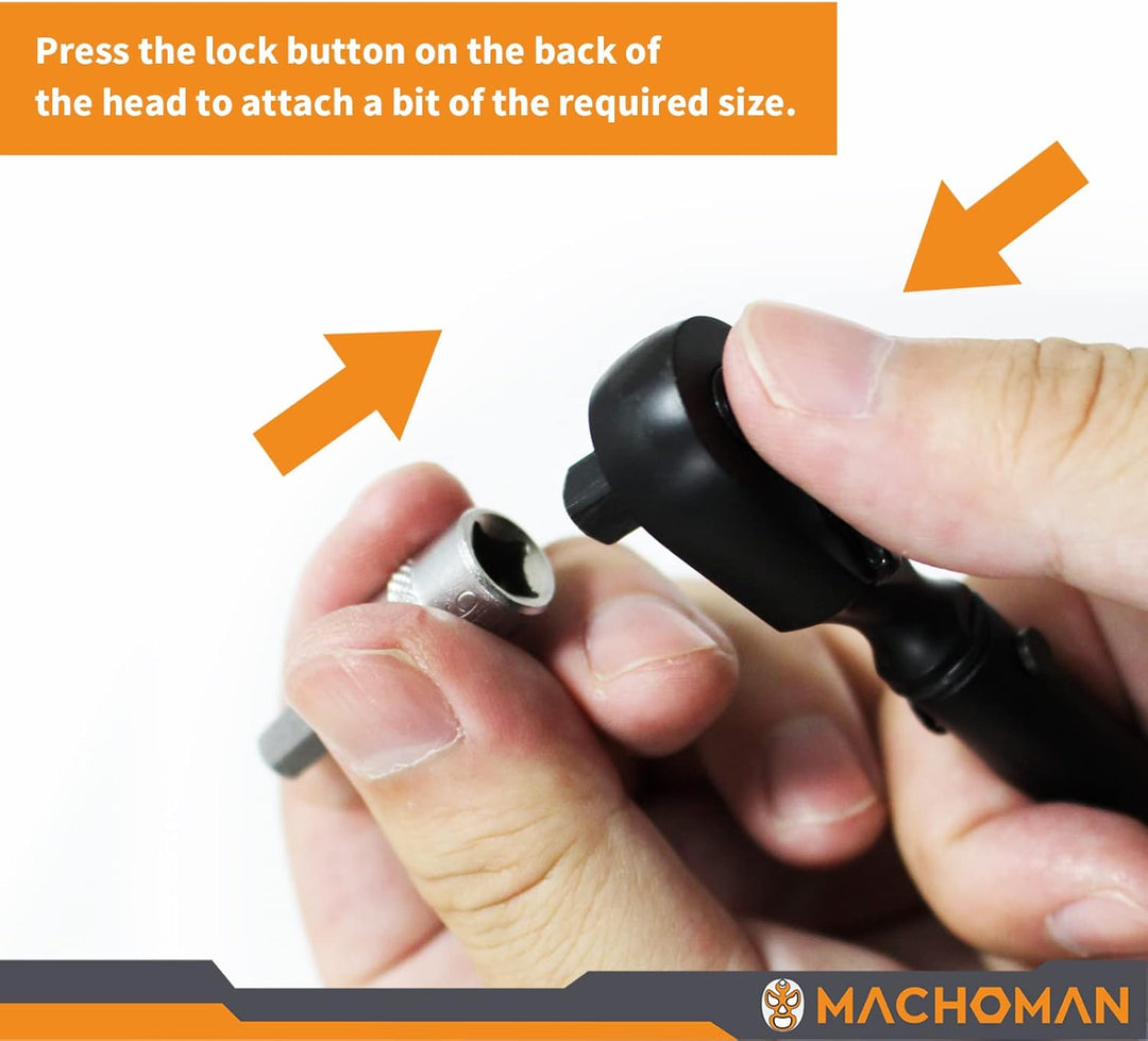 MACHOMAN ZTQW0104 1/4 Zoll 210 mm Drehmomentschlüssel 2 ~ 20 Nm Schwarz, Schwarz