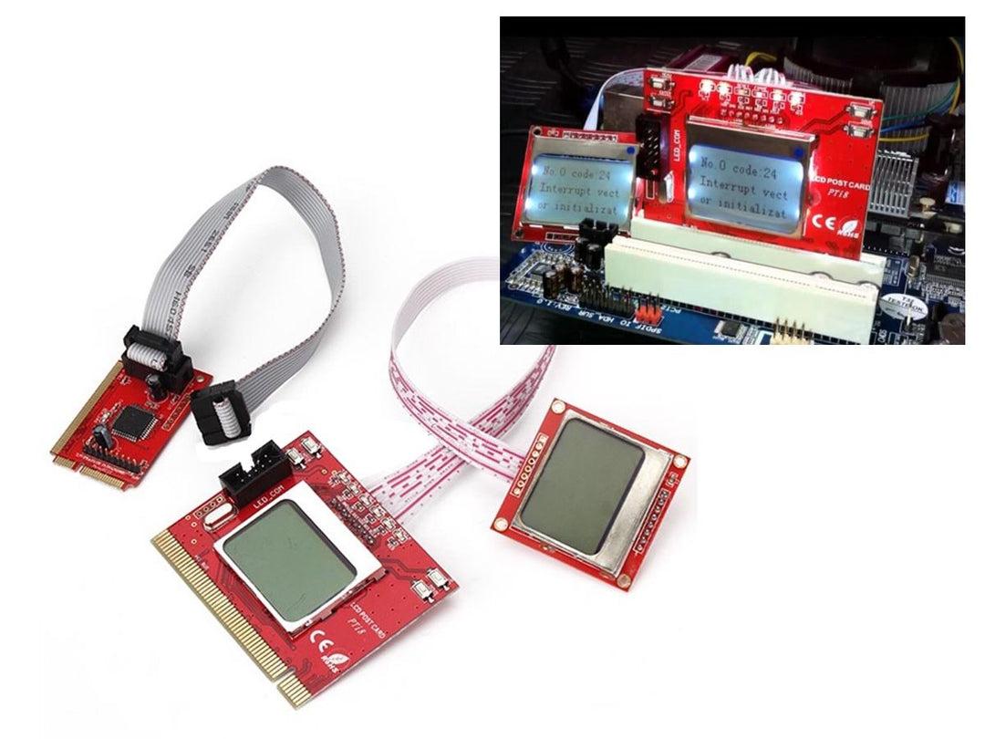 Kalea Informatique Multifunktions-Tester für Motherboards mit LCD-Display – Schnittstellen für Lapto
