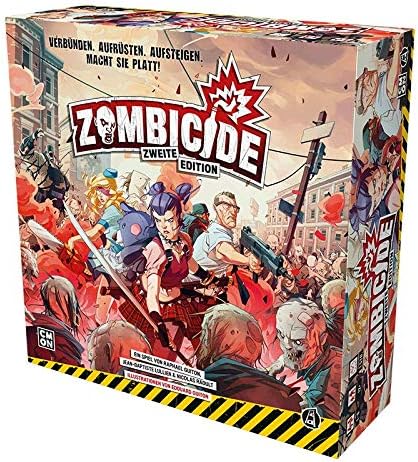 CMON | Zombicide 2. Edition | Grundspiel | Kennerspiel | Dungeon Crawler | 1-6 Spieler | Ab 12+ Jahr