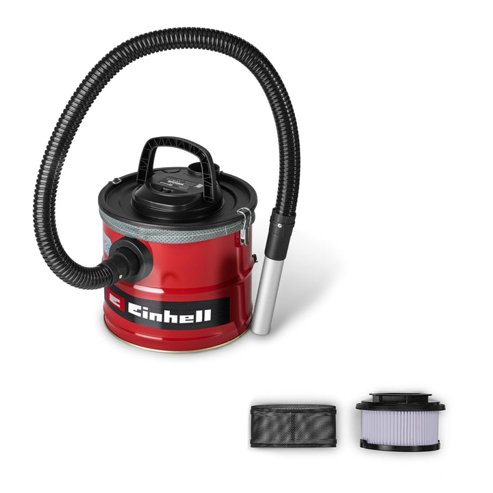 Einhell Aschesauger TC-AV 1830 D (800 W, 170 mbar Saugleistung, 18 L Auffangbehälter, Filtersystem,