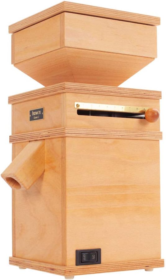 hawos Queen 2 Elektrische Getreidemühle aus Buche Multiplex mit 600W Leistung der Firma hawos Kornmü