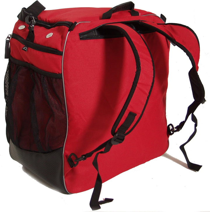 BRUBAKER Skischuhtasche Professional für Schuhe und Helm mit Rucksack-Tragegurten und Schaum-Rückenp