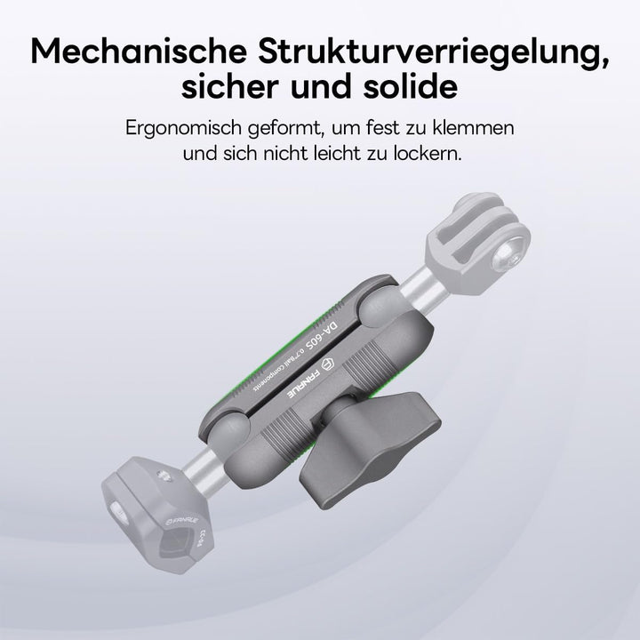 FANAUE Doppelbuchsenarm Unterstützt nur die Montage von 17mm Kugeladaptern, kompatibel mit Garmin GP