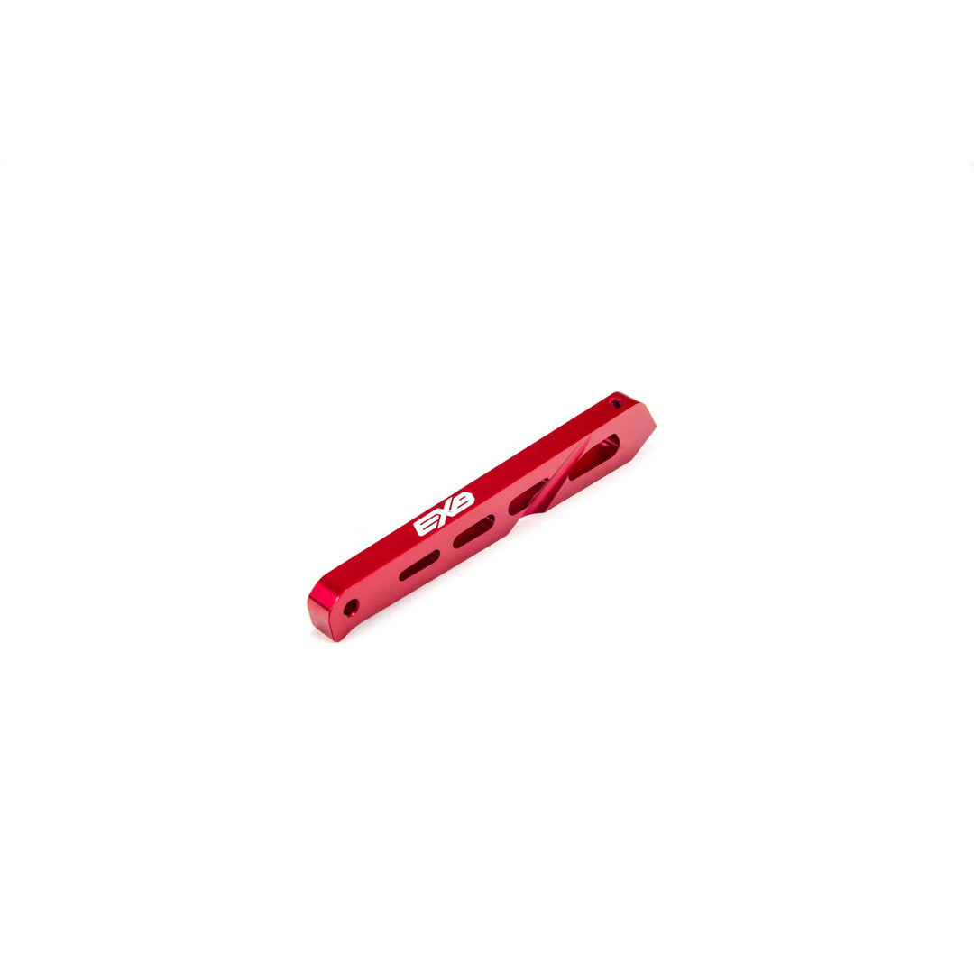 Hintere Mitte Aluminium Chassis Strebe, 87mm Rot: EXB