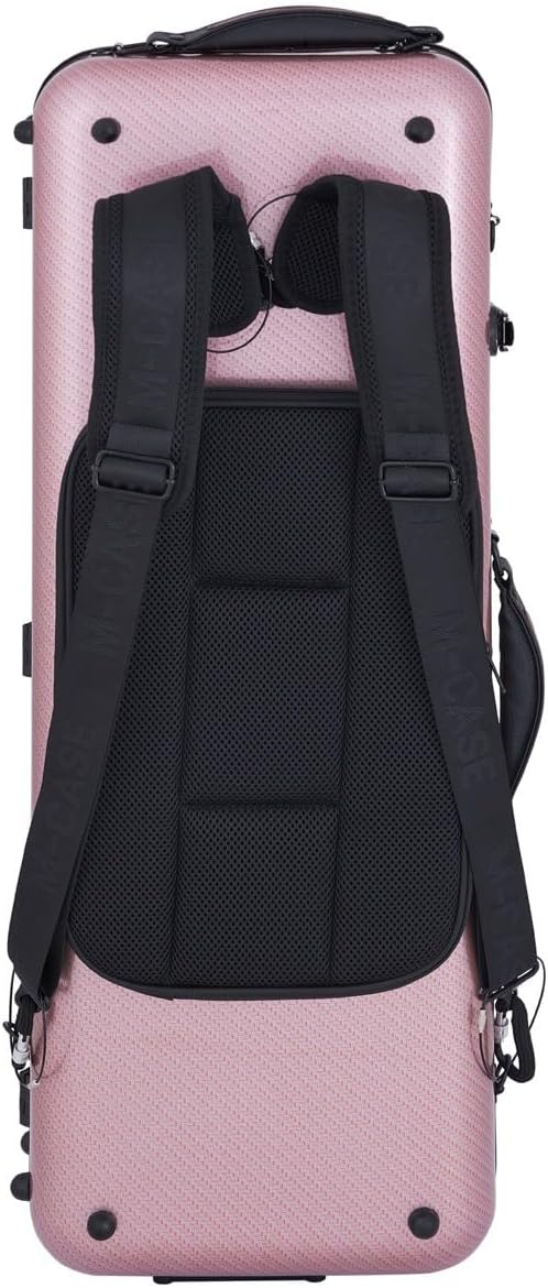 Bratschenkoffer Fiberglass 38-43 Oblong special rot M-case + Musiktasche