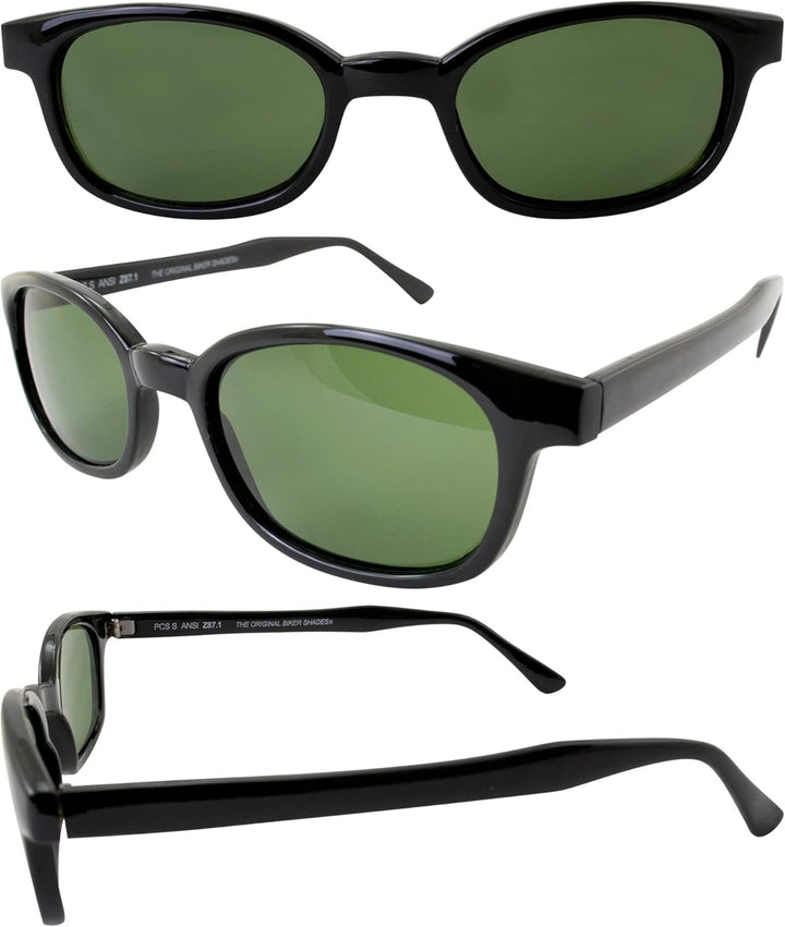 Sonnenbrille X-KD's Dunkelgrün 1126 – Breite Version