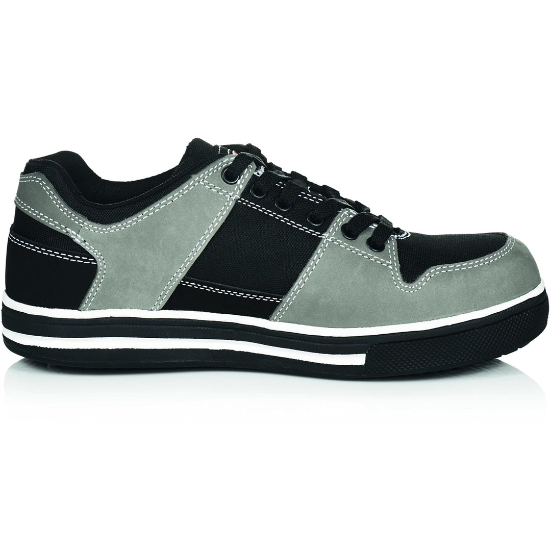ruNNex 5240–36 Sicherheit Schuhe, Sportstar, DCF-S2, Grösse: 36, Grau/Schwarz 36 EU Grau Schwarz, 36