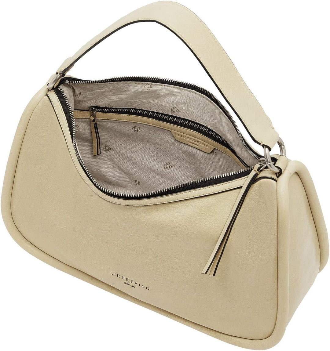 Liebeskind Damen Fab 2 Lamb Hobo L Warm Beige, Warm Beige