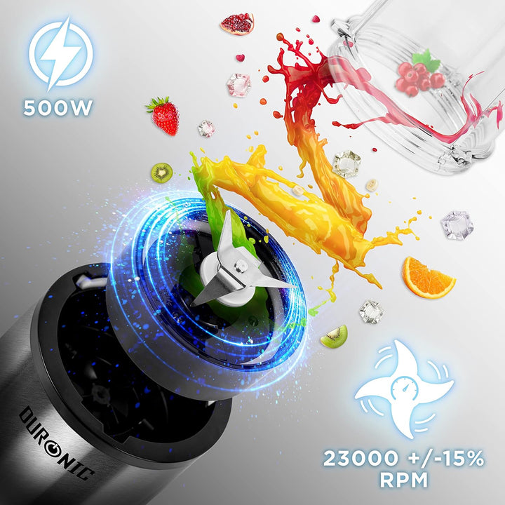 Duronic BL520 Blender, Mixer und Smoothie Maker, Standmixer für beste Rezepte, kleiner Hochleistungs