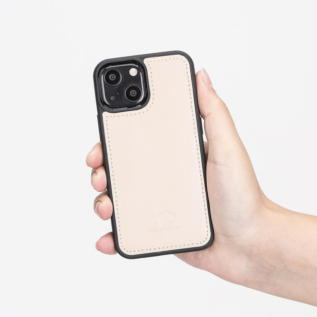 Solo Pelle Lederhülle für das iPhone 13 Mini in 5.4 Zoll Stanford Case Leder Hülle Ledertasche Backc