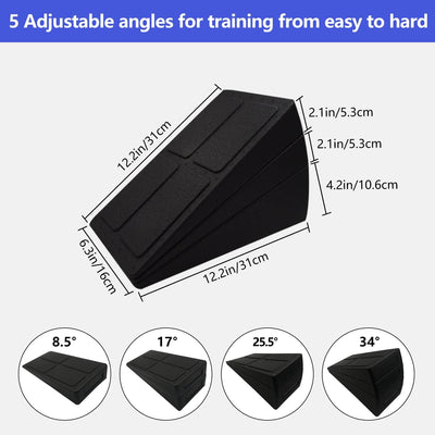Topfinder Wadendehner, Anti-Rutsch Kniebeugen Keil Stretch Slant Board für Fuss Waden Dehnung Traini