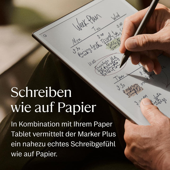 reMarkable Marker Plus für Paper Pro, Pro Move und Paper Pure | Reaktionsschneller und präziser Stif