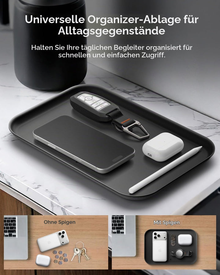 Spigen Ablageschale für Schlüssel und Geldbörse, Organizer Schale für Büro und Küche [Elegantes &amp; Vi
