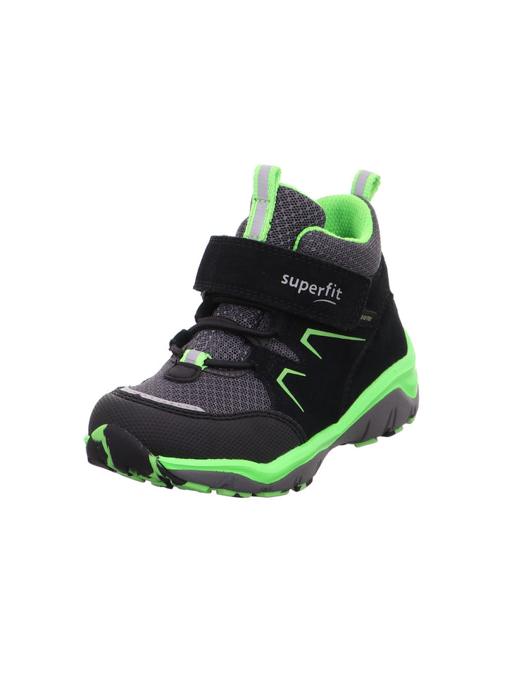 Superfit SPORT5 Sneaker Gore-Tex 0-309243 Jungen 21 EU Schwarz Grün 0000, 21 EU Schwarz Grün 00
