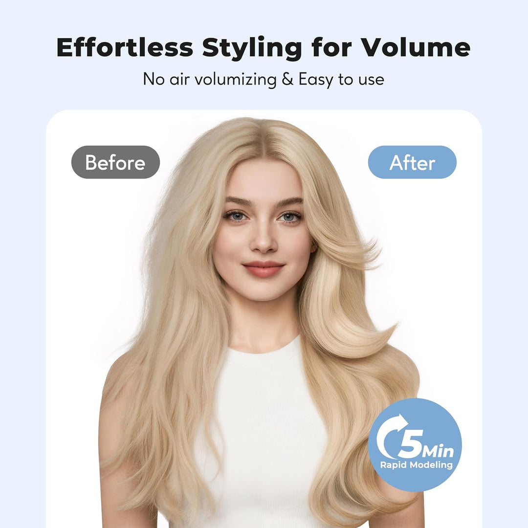 Farery Thermobürste, Thermal Brush, 60mm Heisse Bürste für lockeres & voluminöses Haar, Keramik-Turm