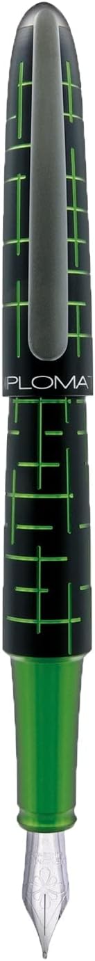 DIPLOMAT ELOX Füllfederhalter F/Handgefertigt/mit Geschenkbox/Füllhalter Füller Fountain Pen/Füllfed