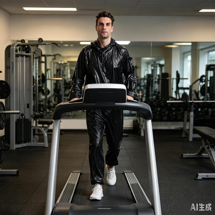 DawnBreak Sauna Sweat Suit for Women/Men with Hoodie Zipper Weight Loss Fitness Exercise Gym Workout