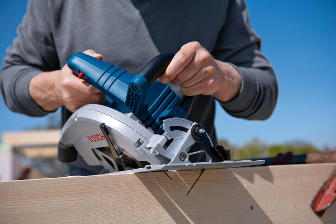 Bosch Professional BITURBO Akku Handkreissäge (ohne Akkus und Ladegerät, inkl. 1x Sägeblatt, Paralle