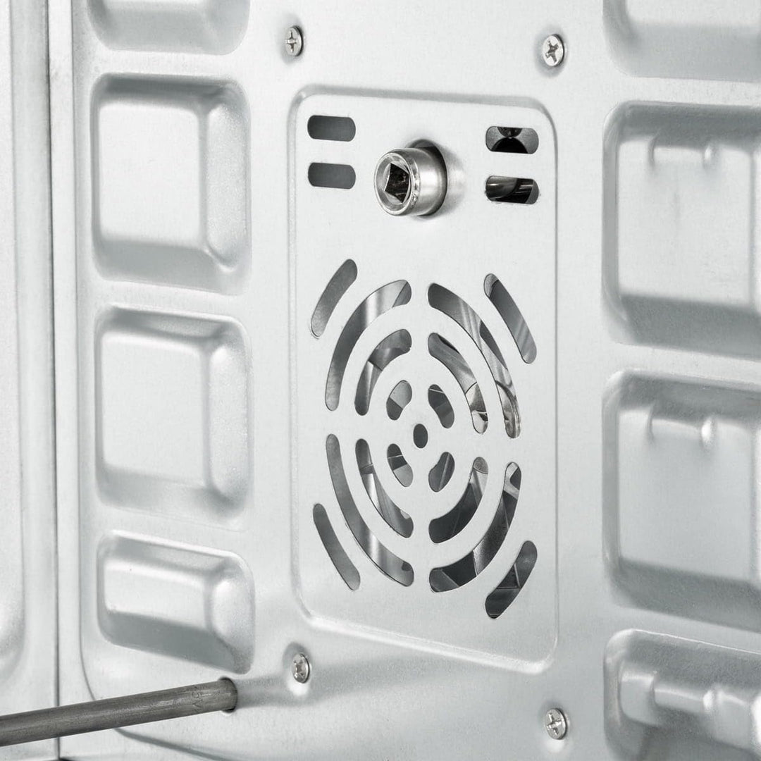 Koliber SUPERMAX X 2000W Mini Backofen 25L Umluft Drehspiess Pizzaofen Tischbackofen Edelstahl 1600W