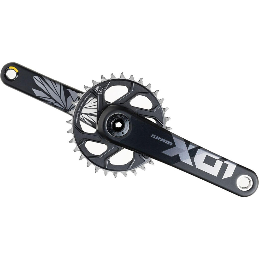 SRAM X01 Eagle Dub Crankset - Boost Schwarz 32z, Schwarz 32z