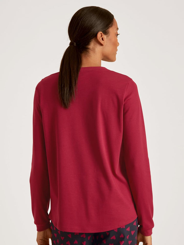 CALIDA Favourites Langarmshirt Damen, aus 100% Baumwolle 32-34 Ponterosa Pine, 32-34 Ponterosa Pine