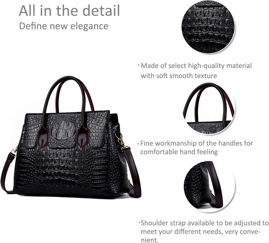 NICOLE &amp; DORIS Taschen Handtaschen designer taschen Krokodil Top umhängetasche luxuriöse ledertasche