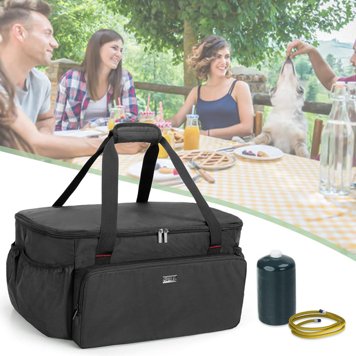 SAMDEW Tragbare Grill Trage Tasche Kompatibel mit Weber 1141056 Go-Anywhere Gas Grill, Camping Grill