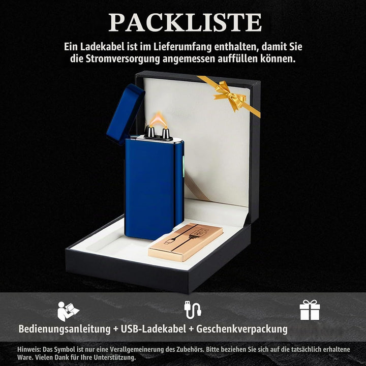 Elektrisch Lichtbogen Feuerzeug USB Aufladbar Plasma Elektro Winddicht Flamme Feuerzeuge USB C Wiede