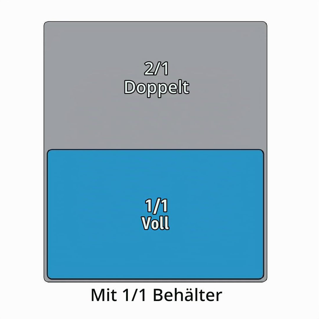 Vogue K842 GN-Behälter Edelstahl 20cm GN1/1 gelocht , 150mm, 150mm