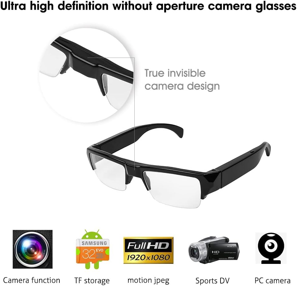 KOBERT GOODS V13 Version 2.0 Versteckte hochauflösende 5 Megapixel Full HD Mini Überwachungs-Kamera