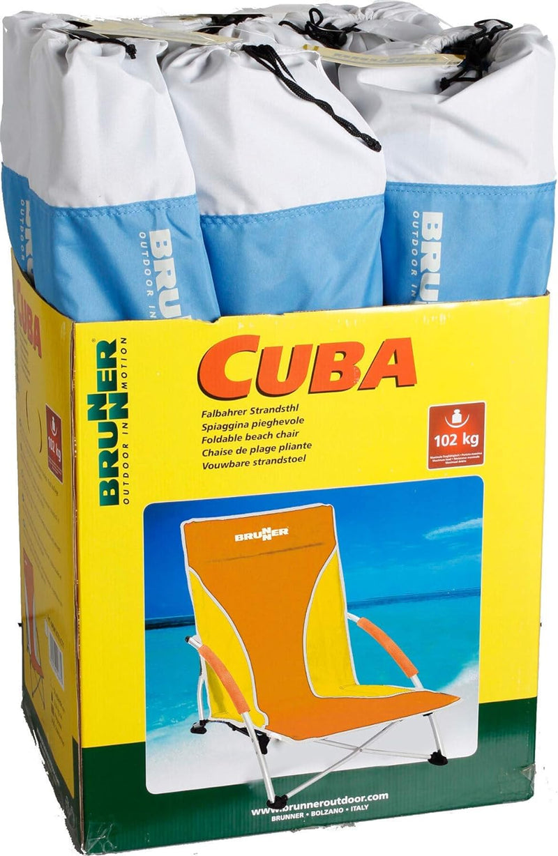 BRUNNER Strandstuhl Cuba blau, Blau