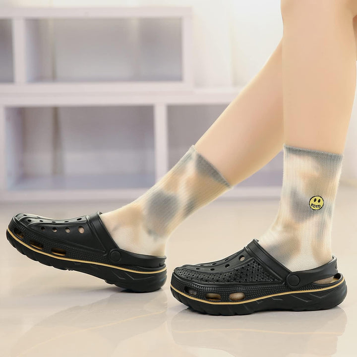 INMINPIN Clogs Herren Pantoletten Sommer Hausschuhe Damen rutschfest Atmungsaktiv Strand Sandalen Ga