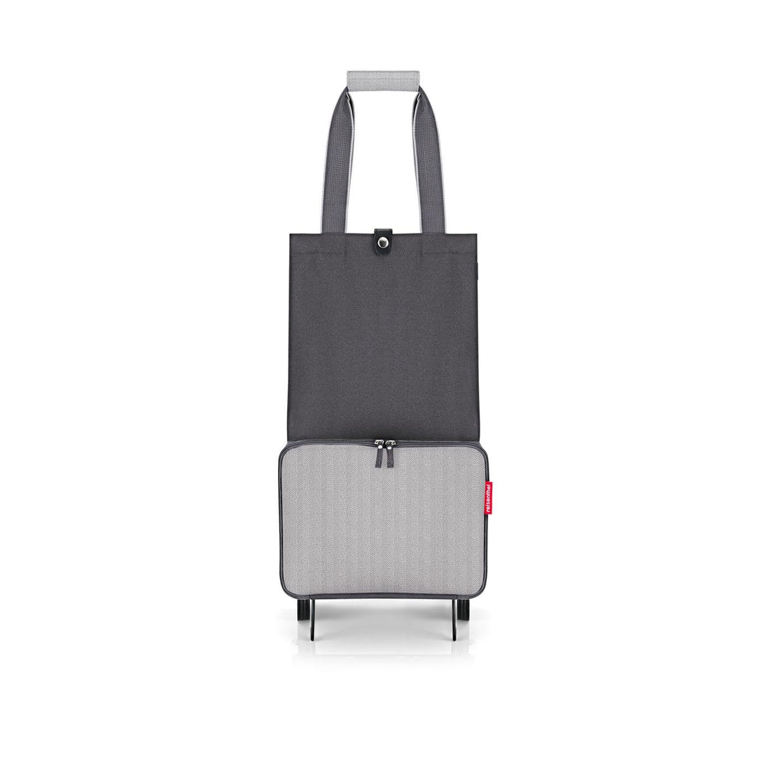 reisenthel foldabletrolley - Faltbarer, kompakter Einkaufswagen - einfach zu verstauen Herringbone G
