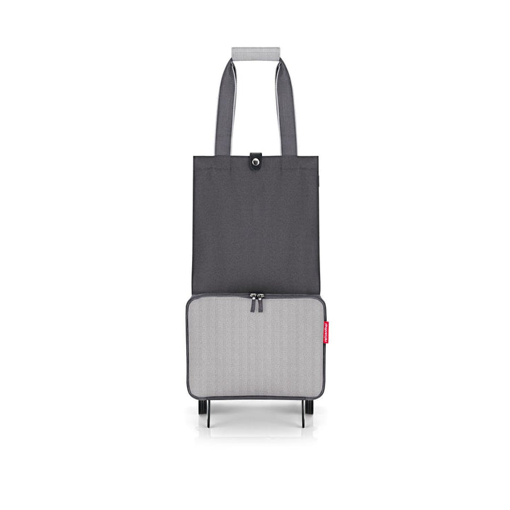 reisenthel foldabletrolley - Faltbarer, kompakter Einkaufswagen - einfach zu verstauen Herringbone G
