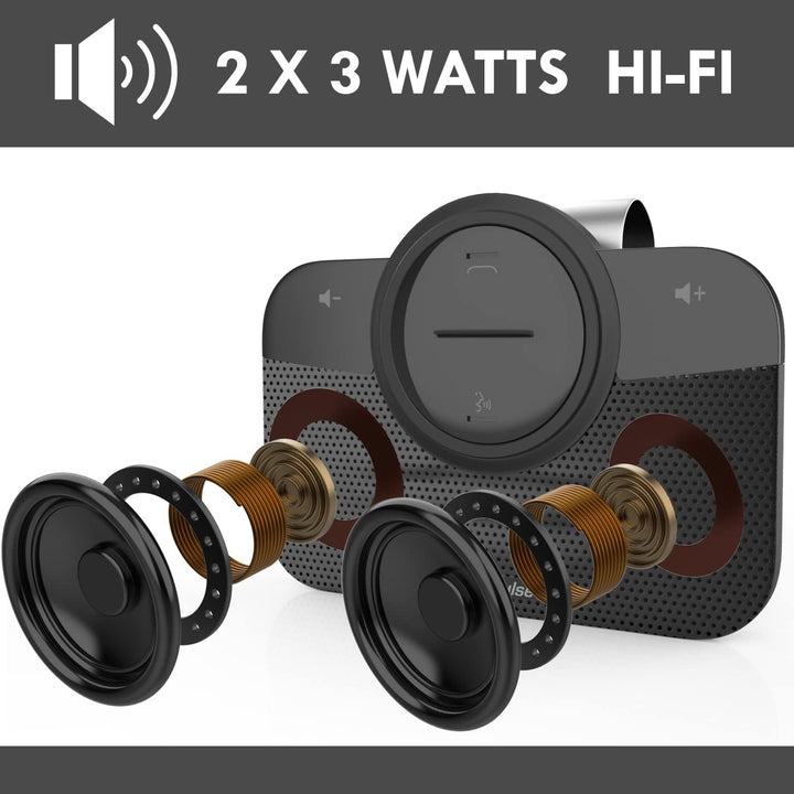 Freisprecheinrichtung Bluetooth Freisprechanlage VeoPulse B-PRO 2 mit Licht und automatischem Anschl